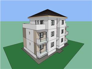 Apartament de vanzare in Sibiu - etaj 1 - balcon de 7 mp