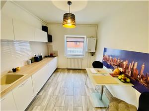 Wohnung zum Verkauf in Sibiu - 3 Zimmer und 2 Balkone - modern eingeri