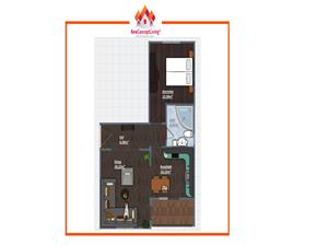 Apartament de vanzare in Sibiu - 2 camere - etaj 1