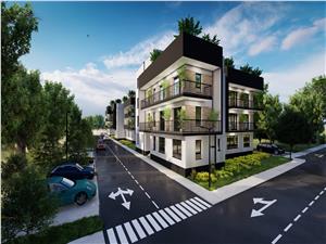 Apartament de vanzare in Sibiu cu 3 camere Etaj 1 cu Balcon de 18 mp