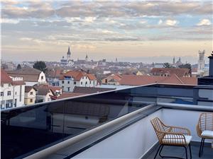 Penthouse zu vermieten in Sibiu - 4 Zimmer und 2 Terrassen