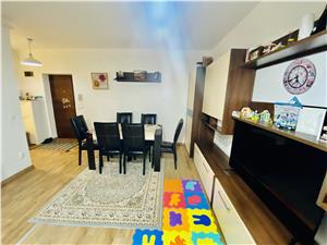 Apartment for sale in Sibiu - 3 rooms, 2 bathrooms and balcony - City