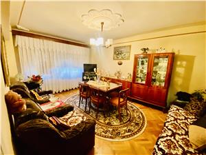 Apartment for sale in Sibiu - 3 rooms, 2 bathrooms, cellar - Siretului