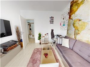 Apartament de vanzare in Sibiu - 2 camere si 2 balcoane - decomandat