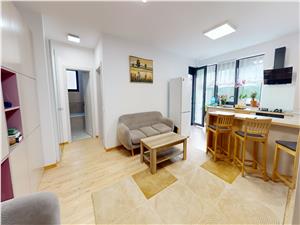 Apartment for sale in Sibiu - 65 sqm useful and 94 sqm garden - modern