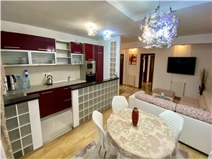 Wohnung zu vermieten in Sibiu - 3 Zimmer, 2 Balkone und Tiefgarage - T