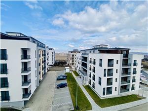 Apartment for sale in Sibiu -Turnisor-terrace, elevator, storage room