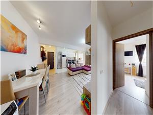 Apartament de vanzare in Sibiu - 3 camere si balcon 12 mp - Ciresica