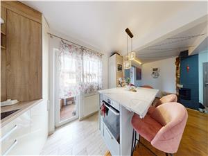 Apartament de vanzare in Sibiu - 2 camere cu balcon, utilat si mobilat