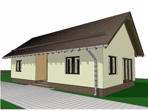 Casa de vanzare in Sibiu-Teren 215-singur in curte