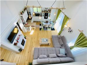 Penthouse de vanzare in Sibiu- mobilat si utilat - cu terasa de 40 mp
