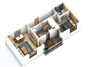Apartament cu 2 camere decomandat de vanzare in Sibiu - Alma