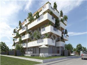 Apartament de vanzare in Sibiu cu 3 camere si terase de 26 mp