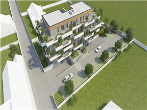 Apartament de vanzare in Sibiu 3 camere cu gradina de 104 mp si terase