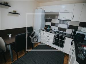 Apartament de vanzare in Sibiu -3 camere cu pivnita- mobilat si utilat