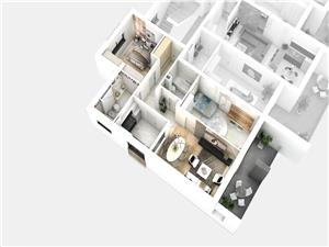 3-Zimmer-Wohnung Sibiu(Cristian) - Wohnfl?che 75,71 qm + Loggia