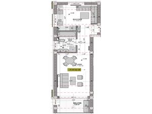 1-Zimmer-Wohnung in Cristian - Wohnflache 37,45 qm+Loggia