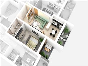 2 room apartment for sale in Sibiu - Cristian - DaVinci Homes