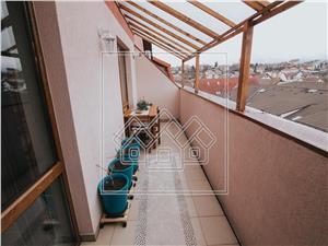 Apartament 3 camere de vanzare in Sibiu -mobilat si utilat modern-