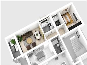 2-room apartment  luxury concept  with underfloor heating