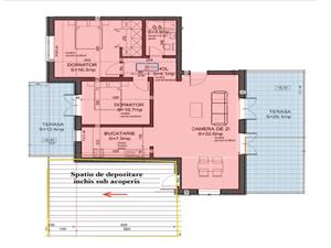 Apartament 3 camere de vanzare in Sibiu -Mini penthouse -terasa mare