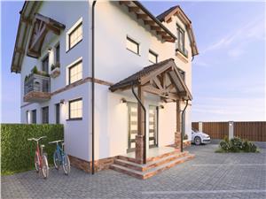 Apartament 3 camere de vanzare in Sibiu - Etaj 1 cu Balcon si Parcare