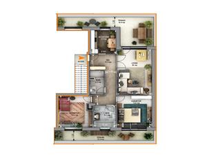 Apartament 3 camere Sibiu -PENTHOUSE MAX- zona centrala - Piata Cluj