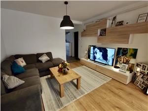 Apartament 2 camere de vanzare in Sibiu, mobilat modern, etaj 2