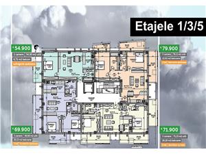 Apartament 2 camere de vanzare Sibiu - Balcon, Lift si Boxa la subsol!
